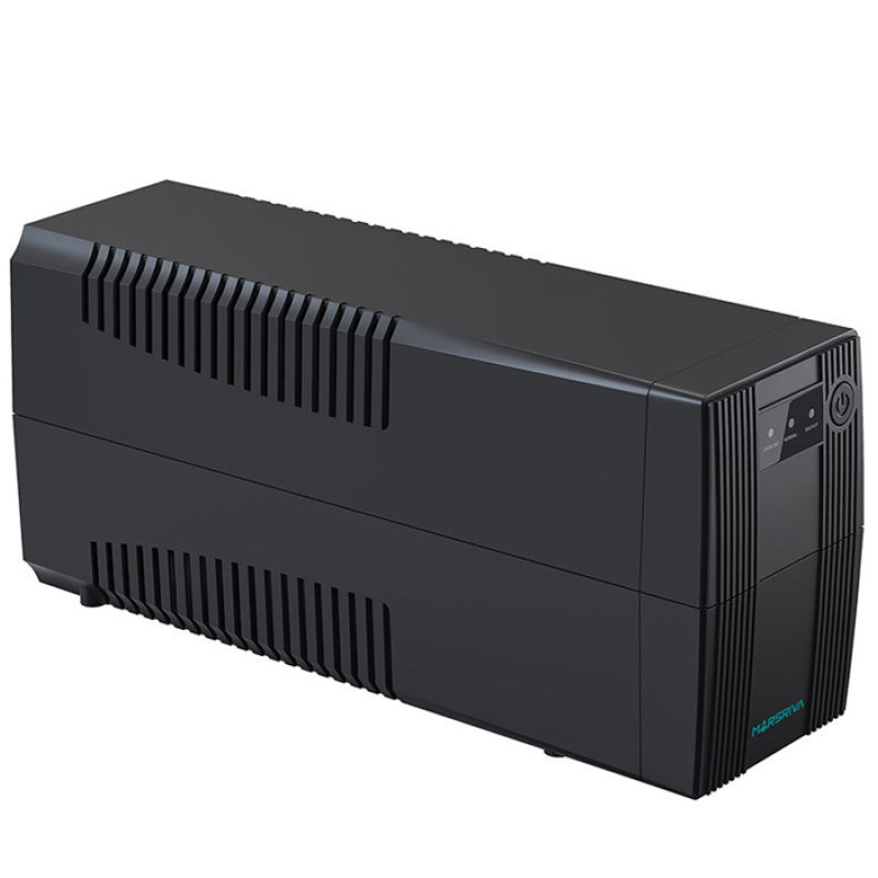 ДБЖ Marsriva MR-UF600, 600ВА/360Вт, Line-Interactive, LED version, 2хSchuko, 1*12V/7Ah