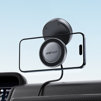 Тримач для смартфона Acefast E30 Electric Suction cup metal grey Тримач для смартфона Acefast E30 Electric Suction cup metal grey