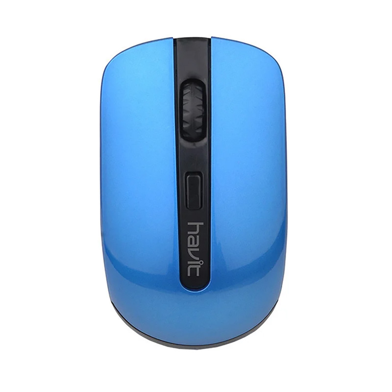 Мишка Havit HV-MS989GT, бездротова, 1600dpi., 4кн., чорно-синя
