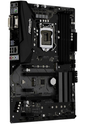 Материнська плата ASRock H370 PRO4/REF (1151/H370, 4*DDR4,2xPCIe x16, 6xSATAІІІ, RAID, GLan, 8ch, ATX)