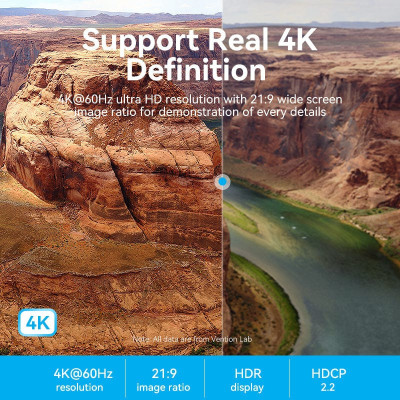 Кабель HDMI M - M, 10.0 м, V2.0, 4K 60Гц, Aluminum Alloy Blue Vention Кабель HDMI M - M, 10.0 м, V2.0, 4K 60Гц, Aluminum Alloy Blue Vention