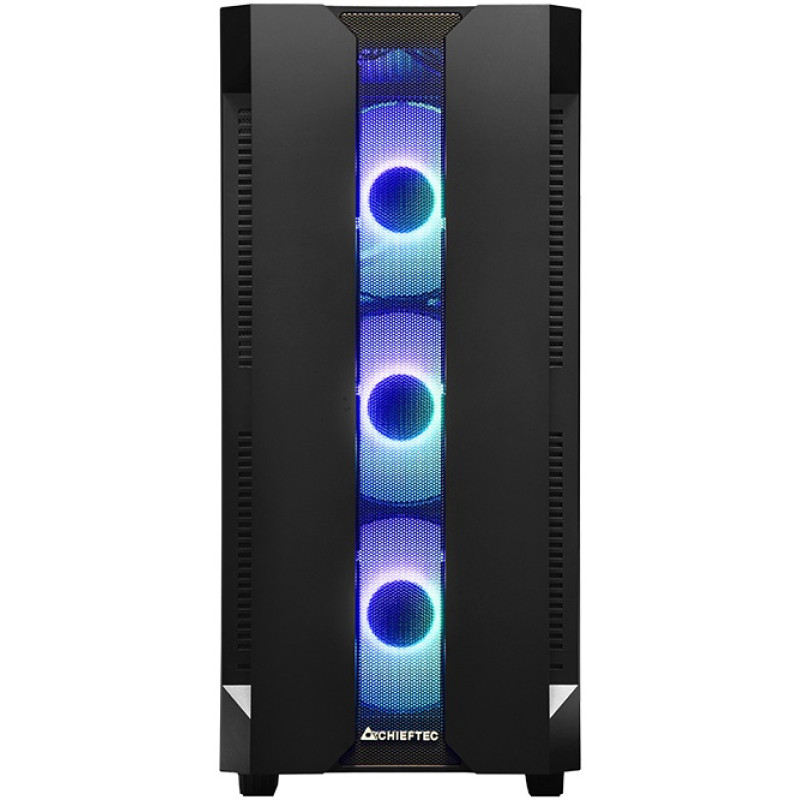 Корпус Chieftec HUNTER  GS-01B-OP 4x120mm A-RGB, ATX, без БЖ, Black