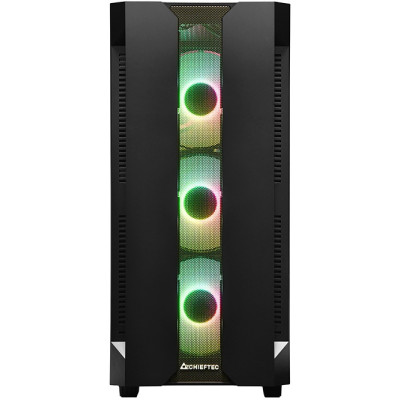Корпус Chieftec HUNTER GS-01B-OP 4x120mm A-RGB, ATX, без БЖ, Black Корпус Chieftec HUNTER GS-01B-OP 4x120mm A-RGB, ATX, без БЖ, Black