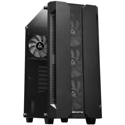 Корпус Chieftec HUNTER GS-01B-OP 4x120mm A-RGB, ATX, без БЖ, Black Корпус Chieftec HUNTER GS-01B-OP 4x120mm A-RGB, ATX, без БЖ, Black