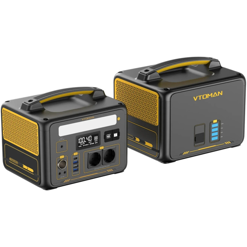 Зарядна станція Vtoman Jump 600X (299 Вт/г) 600W LiFePo4 + Extra Battery LiFePo4 (640Вт/г)