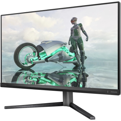 TFT 27" Philips 27M2N3800A,Fast IPS,4K UHD,160Гц,2xHDMI, DP, HAS, Pivot, кол.,чорно-срібл