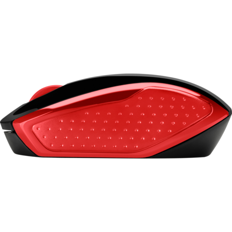 Мишка бездротова HP 200, 3 кн., 1000 dpi, чорно-червона
