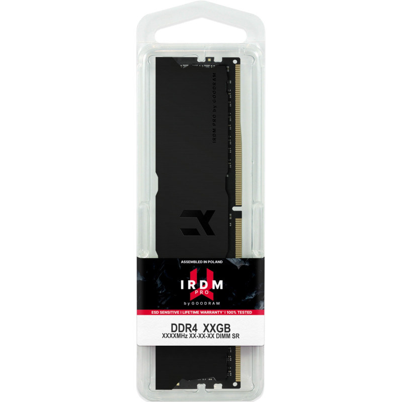 DDR4 16Gb 3600MHz GoodRAM IRDM PRO Deep Black, чорний, Retail
