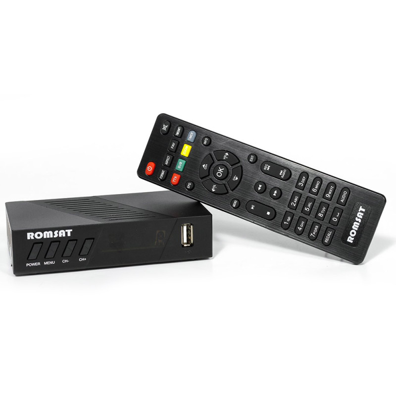 Тюнер Romsat T8008HD, DVB-T2, пульт ДУ
