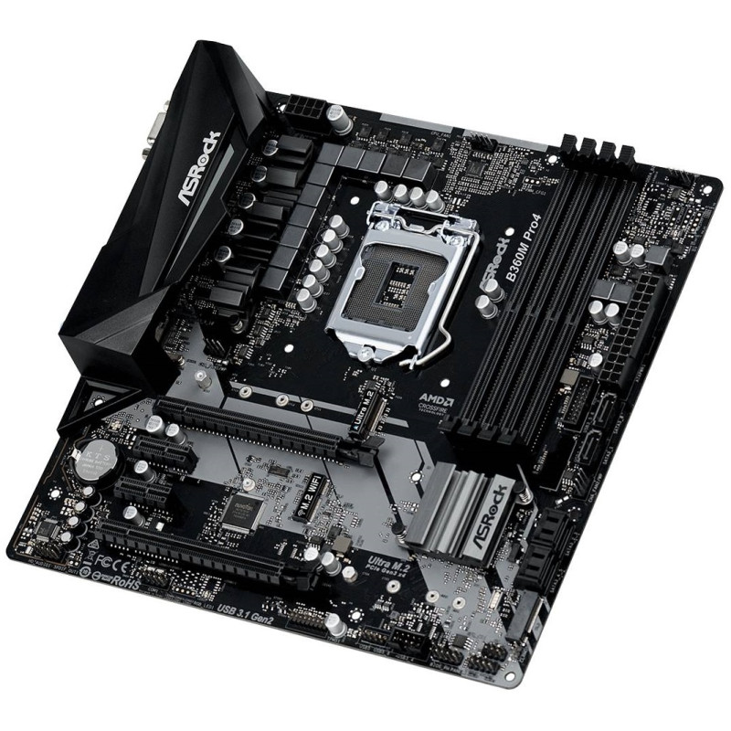 ASRock B360M PRO4/REF(1151/B360, 4*DDR4, 2xPCIex16,2xPCIex1,6xSATAІІІ, GLan, mATX)