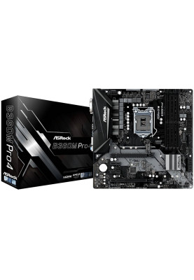 ASRock B360M PRO4/REF(1151/B360, 4*DDR4, 2xPCIex16,2xPCIex1,6xSATAІІІ, GLan, mATX)