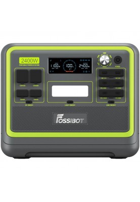 Зарядна станція FOSSIBOT F2400 2000Вт (2048Вт/г) LiFePO4, UPS, MPPT, USB-C PD100 Вт