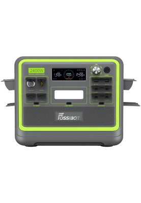 Зарядна станція FOSSIBOT F2400 2000Вт (2048Вт/г) LiFePO4, UPS, MPPT, USB-C PD100 Вт