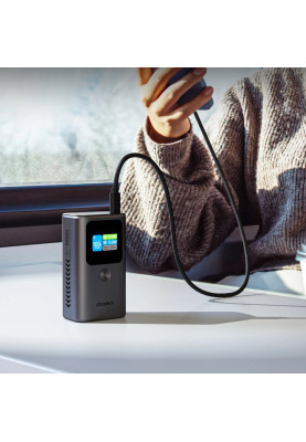 УМБ Choetech 10000mAh 30W PD,2USB-C,USB-A Color Display Space Gray
