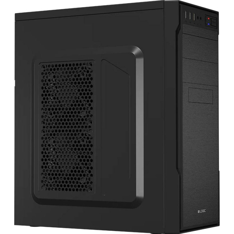 Корпус LogicConcept L1 USB 3.0x2+2.0x1 BLACK без БЖ ATX