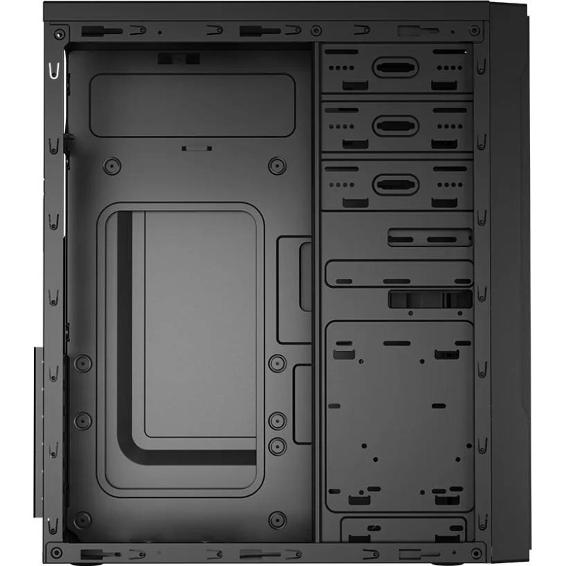 Корпус LogicConcept L1 USB 3.0x2+2.0x1 BLACK без БЖ ATX