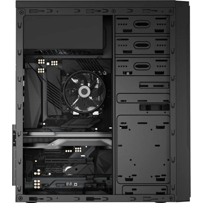 Корпус LogicConcept L1 USB 3.0x2+2.0x1 BLACK без БЖ ATX