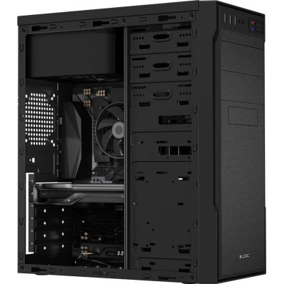 Корпус LogicConcept L1 USB 3.0x2+2.0x1 BLACK без БЖ ATX