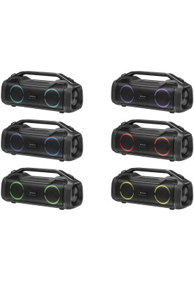 Акустична система 1.0 Defender Beatbox 50, 50W, Bluetooth/RGB/TF/TypeC/IPX5/PWB чорна