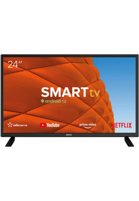 TV 24 Satelit 24H8000ST HD/T2/Android 12/2х5Вт/HDMI/USB/Wi-Fi/Black