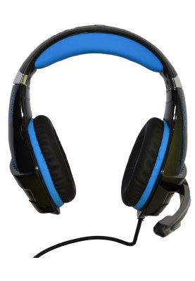 Гарнітура Microlab G6, 3,5мм+USB, Black-Blue