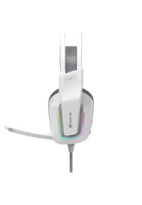 Ігрова гарнітура XTRIKE ME GH-712, USB+3.5мм, RGB, кабель 2м, біла