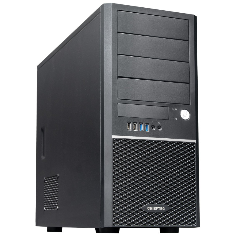 Корпус Chieftec CLASSIC CM-25B-OP, без БЖ, 2xUSB3.0, ATX, Black