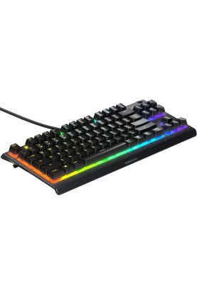 Клавіатура ігрова SteelSeries Apex 3 TKL UA Whisper keys RGB