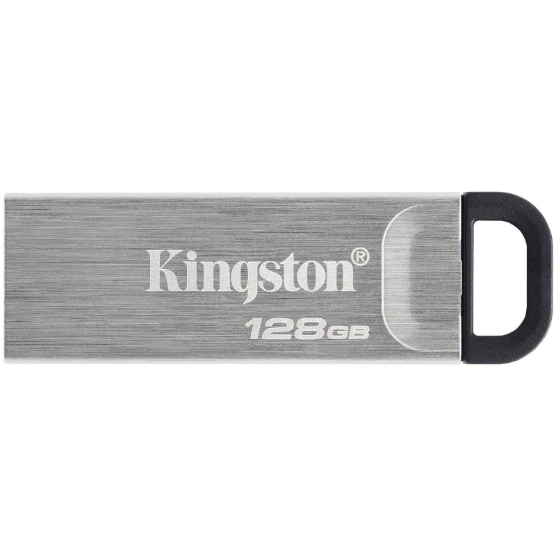 USB Flash Kingston 128GB USB 3.2 Gen 1 DataTraveler Kyson Metal, Silver/Black, Retail