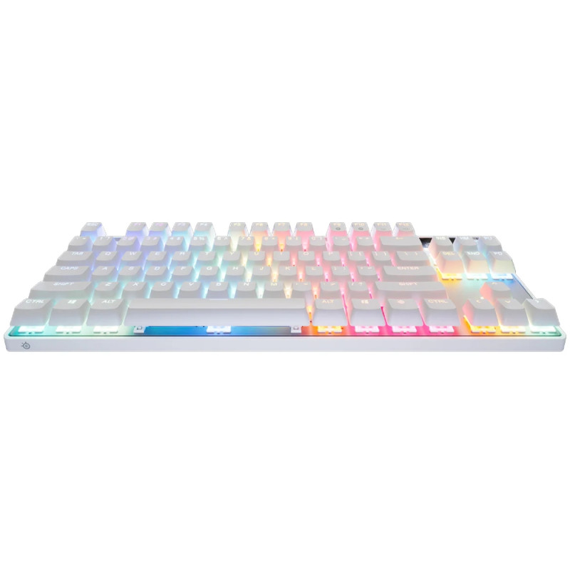 Клавіатура ігрова SteelSeries Apex Pro TKL Gen 3 UA  HyperMagnetic, OmniPoint 3.0, OLED, White