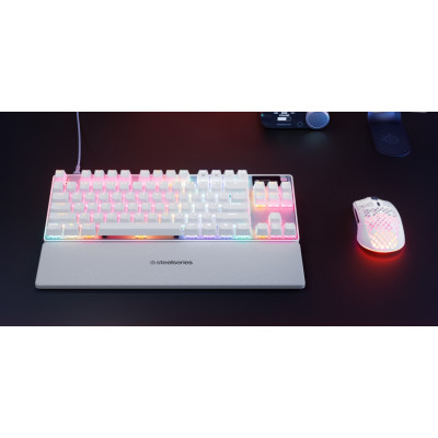 Клавіатура ігрова SteelSeries Apex Pro TKL Gen 3 UA  HyperMagnetic, OmniPoint 3.0, OLED, White