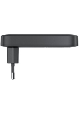 Зарядний пристрій 3xUSB 65W (2xUSB-C+USB-A) Gan A100 Fast Charger Ultra thin black Acefast