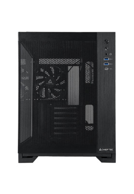 Корпус Chieftec VISIO AIR GM-30B-M-OP ATX, без БЖ, Black