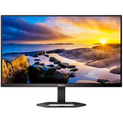 Монітор TFT 23.8" Philips 24E1N5300AE, FHD, IPS, 120,9% sRGB, 75Гц, 1 мс, HDMI, DP, USB-C, USB-hub, HAS, колонки, чорний