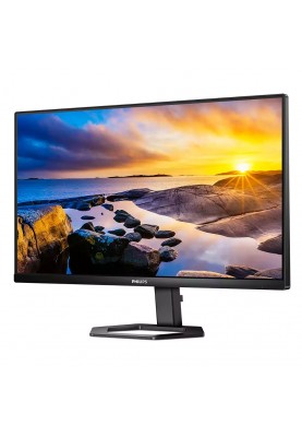 Монітор TFT 23.8" Philips 24E1N5300AE, FHD, IPS, 120,9% sRGB, 75Гц, 1 мс, HDMI, DP, USB-C, USB-hub, HAS, колонки, чорний