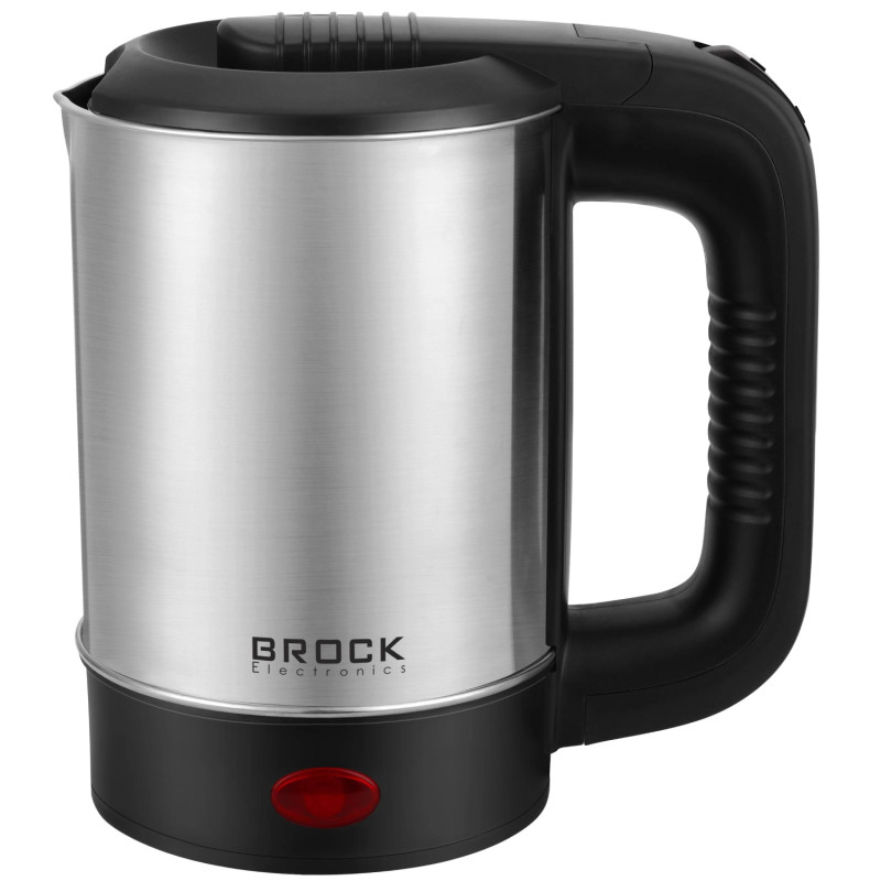 Електрочайник BROCK WK 0903 S дорожній 500Вт/ 0.5л/ 2 чашки/ нержавіюча сталь