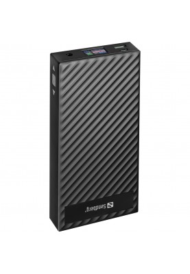 УМБ Sandberg PD 30000mAh 200W PD+DC, UPS mode, DC 3V-25V/4.8A USB QC3.0,Type-C in/out, дисплей