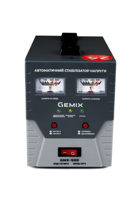 Стабілізатор напруги Gemix GMX-500, 500ВА/350Вт