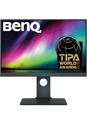 TFT 24.1" BenQ SW240, IPS, 16:10, 99% Adobe RGB, DVI-DL, HDMI, DP, USB хаб, Pivot, сірий