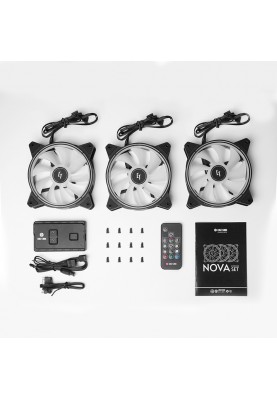 Вентилятор для корпуса 120mm*3 Chieftec Nova NF-3012-RGB  fan set