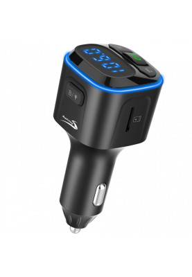 автомобільний FM-трансміттер Aspiring Wave 10 PD 54W LED/Bluetooth//QC3.0, USB-C 36W