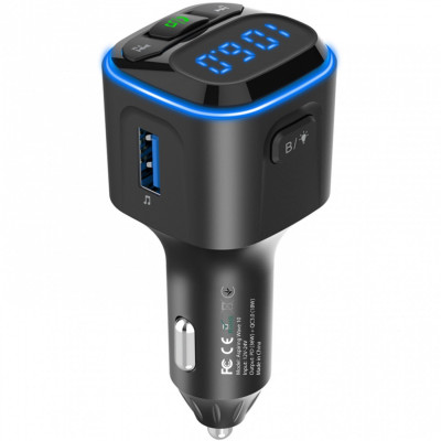 автомобільний FM-трансміттер Aspiring Wave 10 54W PD LED/Bluetooth//QC3.0, USB-C 36W автомобільний FM-трансміттер Aspiring Wave 10 54W PD LED/Bluetooth//QC3.0, USB-C 36W
