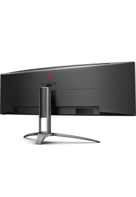 TFT 49" AOC AG493UCX2, VA, 5120x1440, 165Гц, вигн., HDMIx3, DP, USB-C, USB-hub, HAS, кол, чорний