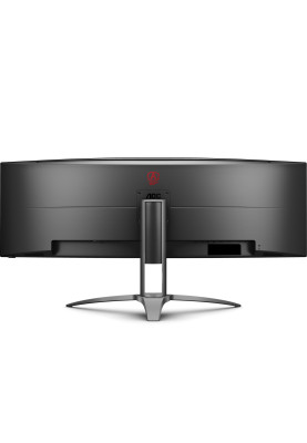TFT 49" AOC AG493UCX2, VA, 5120x1440, 165Гц, вигн., HDMIx3, DP, USB-C, USB-hub, HAS, кол, чорний