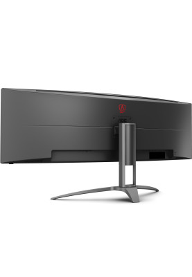 TFT 49" AOC AG493UCX2, VA, 5120x1440, 165Гц, вигн., HDMIx3, DP, USB-C, USB-hub, HAS, кол, чорний