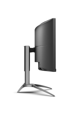 TFT 49" AOC AG493UCX2, VA, 5120x1440, 165Гц, вигн., HDMIx3, DP, USB-C, USB-hub, HAS, кол, чорний