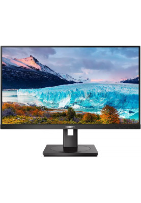 TFT 27" Philips 272S1M, IPS,75Hz, sRGB 102%, VGA, DVI-D, HDMI, DP, USB-hub, HAS, Pivot, колонки, ч