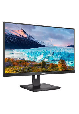 TFT 27" Philips 272S1M, IPS,75Hz, sRGB 102%, VGA, DVI-D, HDMI, DP, USB-hub, HAS, Pivot, колонки, ч