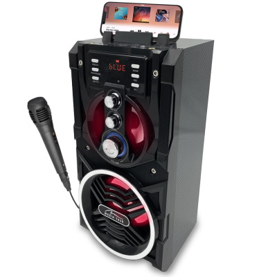 Акустична система 1.0 Media-Tech 18W, Bluetooth/FM/AUX/SD/USB/КАРАОКЕ чорна Акустична система 1.0 Media-Tech 18W, Bluetooth/FM/AUX/SD/USB/КАРАОКЕ чорна