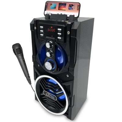 Акустична система 1.0 Media-Tech 18W, Bluetooth/FM/AUX/SD/USB/КАРАОКЕ чорна Акустична система 1.0 Media-Tech 18W, Bluetooth/FM/AUX/SD/USB/КАРАОКЕ чорна